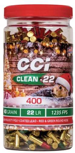 22 Long Rifle 400 Rounds Ammunition CCI 40 Grain Lead